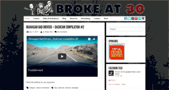 Desktop Screenshot of brokeat30.com